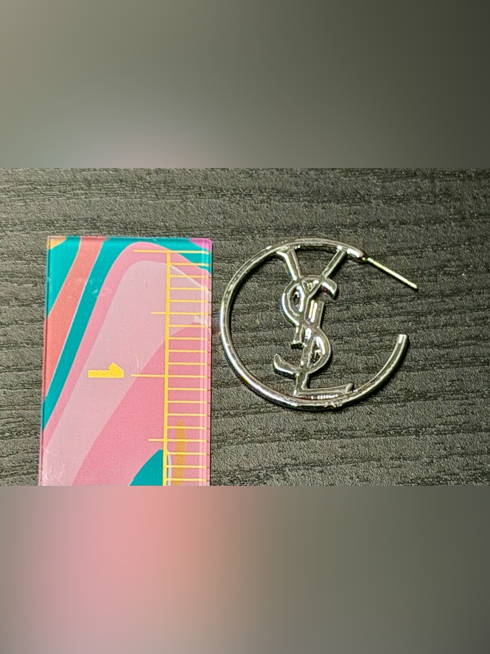 Silver Hoops - Picture 3 of 3